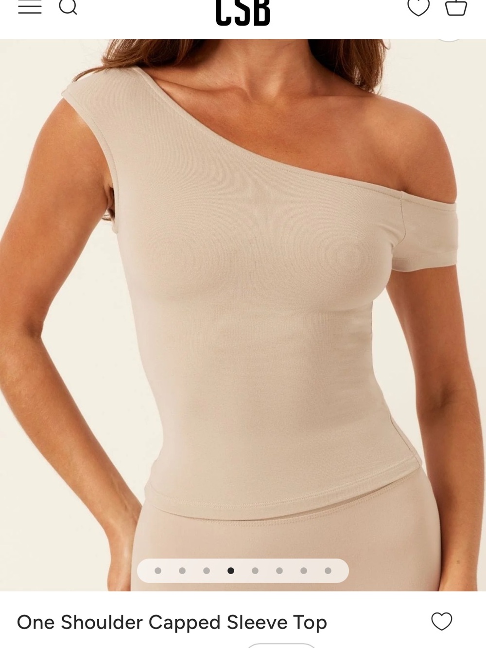 Crop Shop Boutique one shoulder capped sleeve top blossom color.